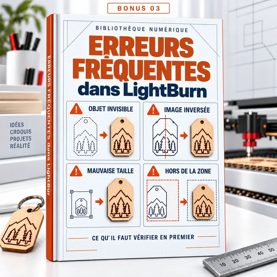 Bonus 3 : Erreurs fréquentes dans LightBurn